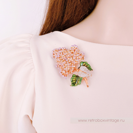 JOAN RIVERS Брошь «Персидская сирень»