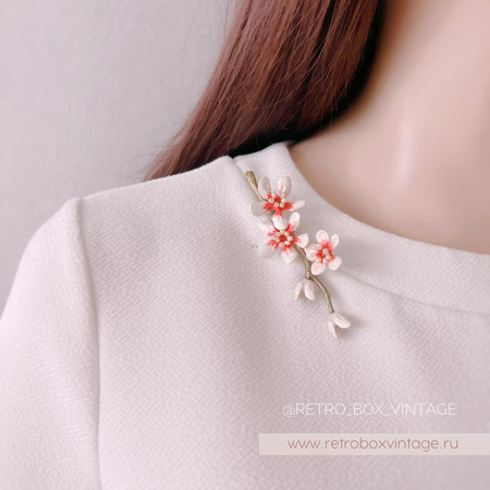 MICHAEL MICHAUD Брошь «Цветущий миндаль Ван Гога»