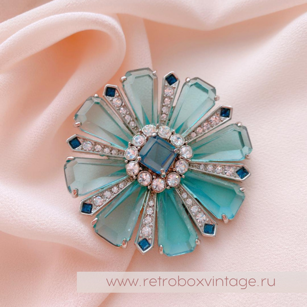 CAROLEE Брошь «Цвет моря»