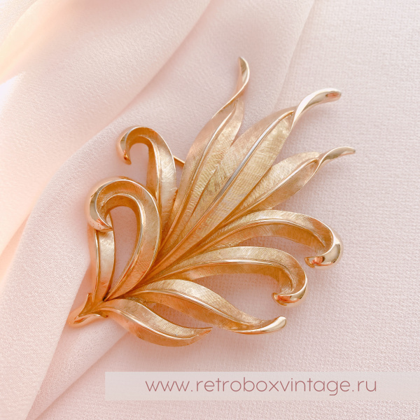 TRIFARI Брошь «Перо мифического феникса»