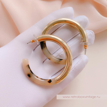 SUGARFIX by BaubleBar Серьги-конго «Черепаховые кольца»