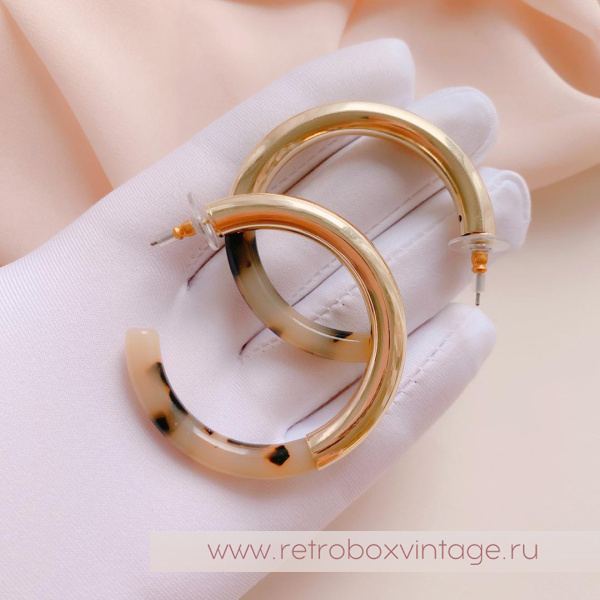 SUGARFIX by BaubleBar Серьги-конго «Черепаховые кольца»