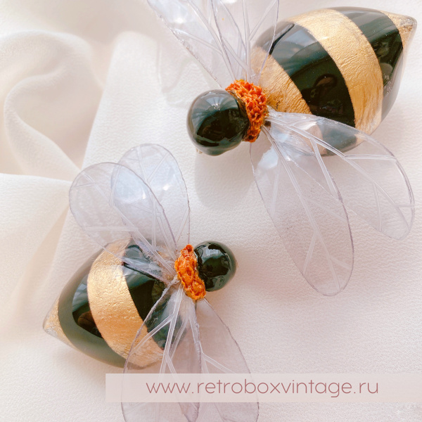 CILEA PARIS Брошь "Золотой шмель: большой» /  Коллекция "Пчелы"