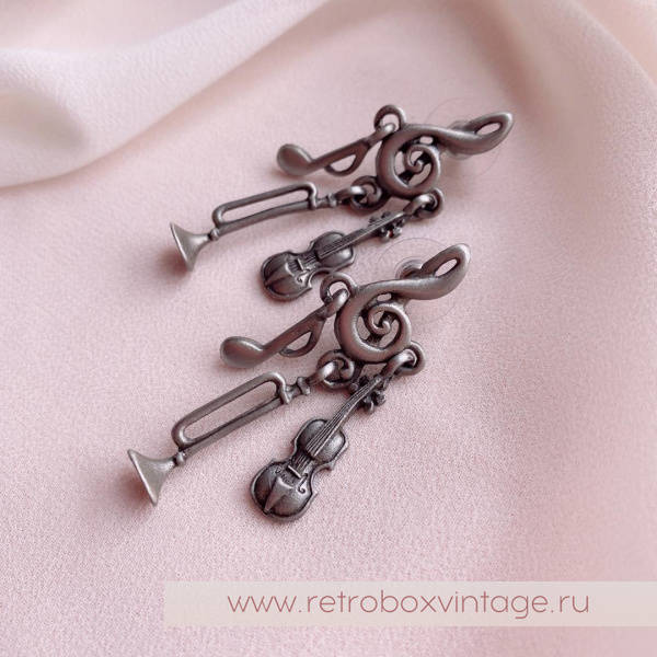 JJ / JONET JEWELRY / ARTIFACTS Серьги «Музыка настроения» JJ / JONET JEWELRY / ARTIFACTS Серьги «Музыка настроения»