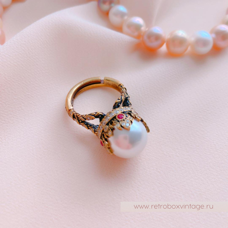 FIORE DI FIRENZE Кольцо «Короны с жемчугом» коллекция SOVRANO