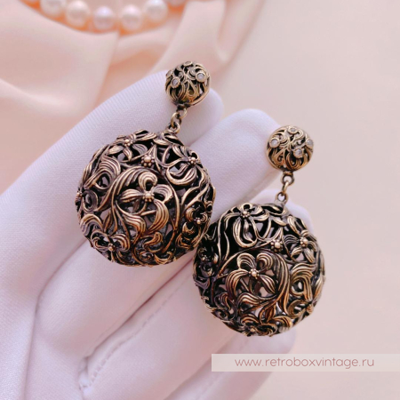 FIORE DI FIRENZE Серьги «Ирисы шары»