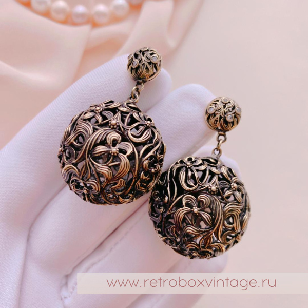 FIORE DI FIRENZE Серьги «Ирисы шары»