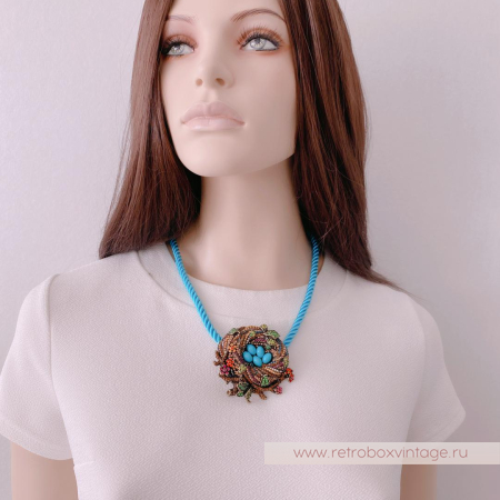 HEIDI DAUS Текстильное ожерелье шнур-корд «Элегантные чувства»