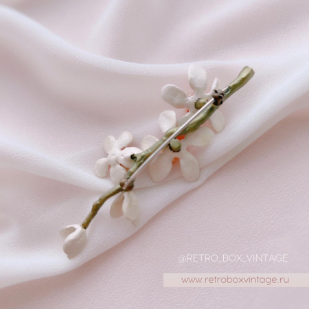 MICHAEL MICHAUD Брошь «Цветущий миндаль Ван Гога»