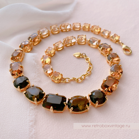 CAROLEE Ожерелье «Кристальная амбра»