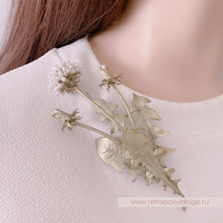 MICHAEL MICHAUD Брошь «Одуванчик» эксклюзивная коллекция