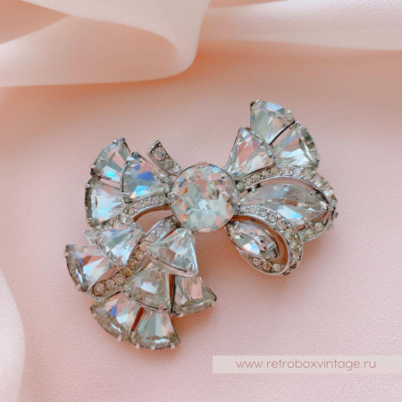 EISENBERG Брошь «Кристальный бант»
