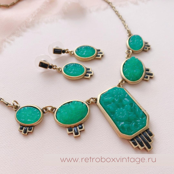 SWEET ROMANCE Колье «Дочь императора: пекинское стекло»