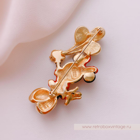 NAPIER / DISNEY Брошь «Минни Маус с шарами»