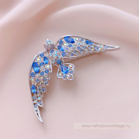 NOLAN MILLER Брошь «Синяя птица мечты»