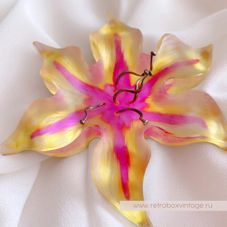 ALEXIS BITTAR Брошь «Цветок рассвета - лилия»