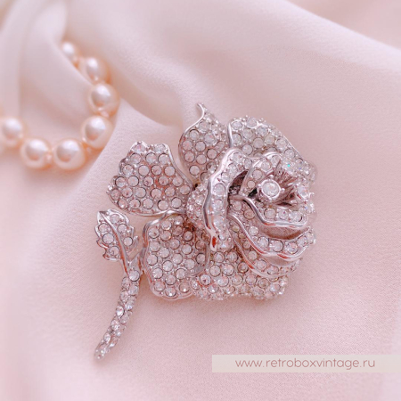 NOLAN MILLER Брошь «Кристальная роза»