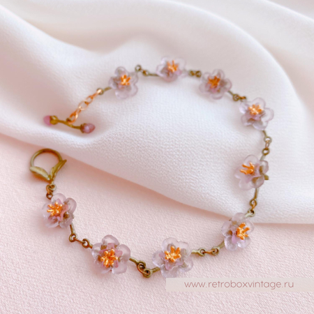 MICHAEL MICHAUD Браслет «Нежная весна: цветущий персик»