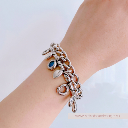 CICLON Браслет-цепь «Дыхание океана» Lobella муранское стекло