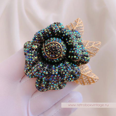 JOAN RIVERS Брошь «Ночная роза»