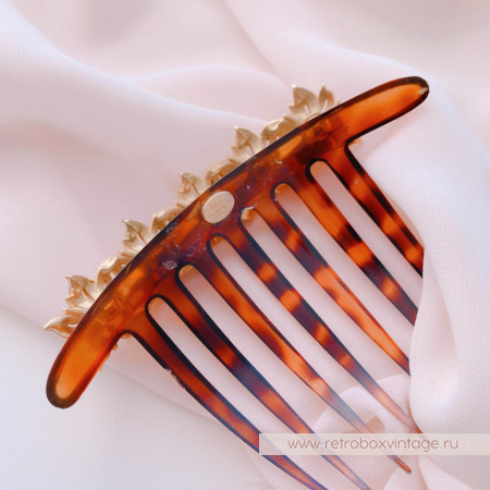 KIRKS FOLLY Гребень для волос «Золотые цветы»