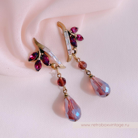 SWEET ROMANCE Серьги «Джульетта: аметист»