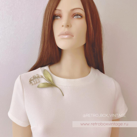 MICHAEL MICHAUD Брошь «Майский ландыш эксклюзив»