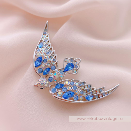 NOLAN MILLER Брошь «Синяя птица мечты»