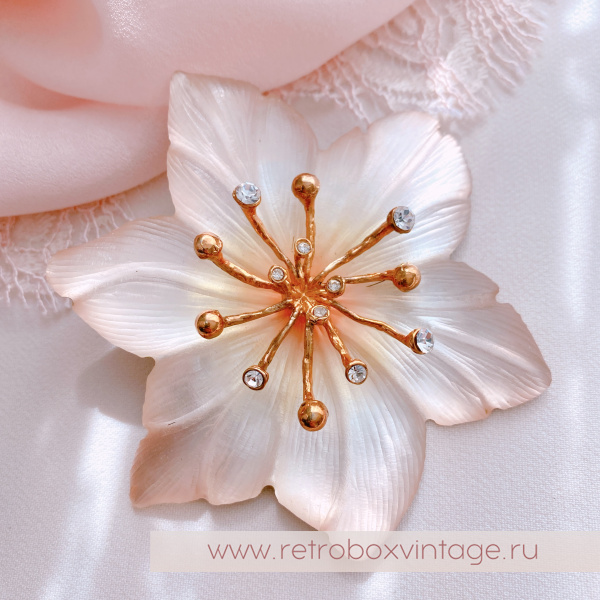 ALEXIS BITTAR Брошь «Дивный цветок рассвета»