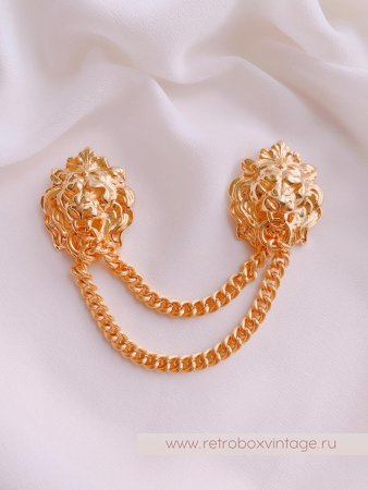 ANNE KLEIN Брошь-шатлен «Светская львица»