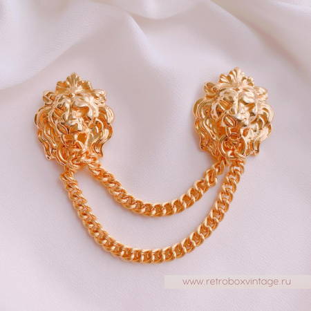 ANNE KLEIN Брошь-шатлен «Светская львица»