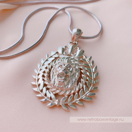 ANNE KLEIN Кулон на цепочке «Светская львица: серебро»