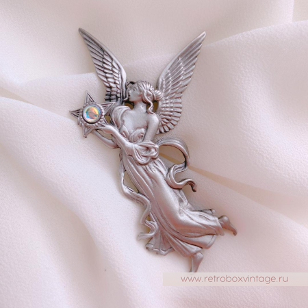 JJ / JONET JEWELRY Брошь «Ангел утренней звезды: серебро»
