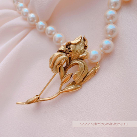 NGA / NATIONAL GALLERY OF ART Брошь «Нежный ирис»