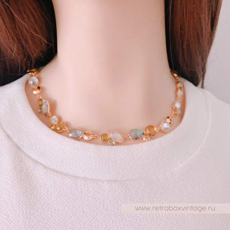 ANNE KLEIN Ожерелье «Осеннее небо» ANNE KLEIN Ожерелье «Осеннее небо»
