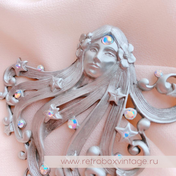 JJ / JONETTE JEWELRY Брошь «Принцесса звезд: серебро»