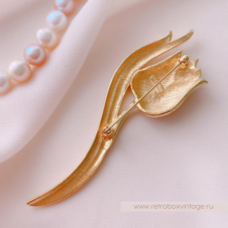 MONET Брошь «Золотой тюльпан»