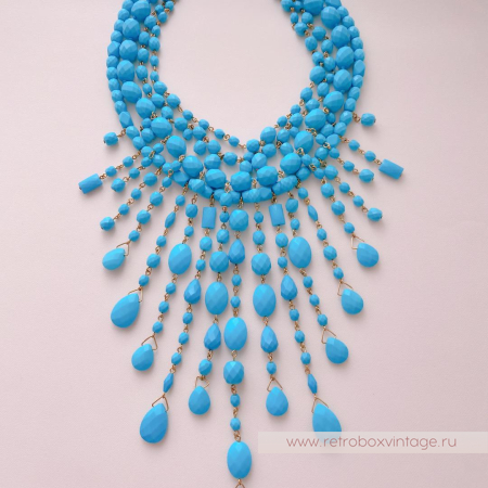 JOAN RIVERS Ожерелье «Бирюзовый водопад»