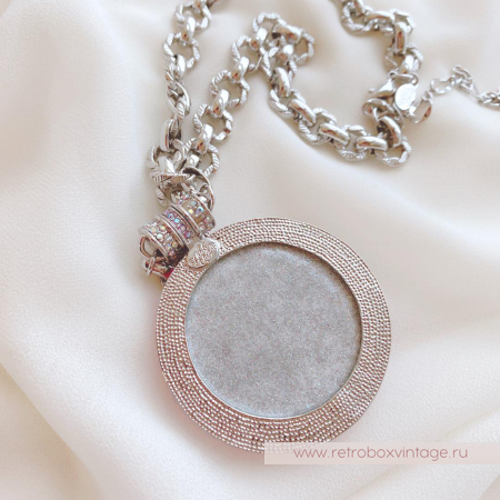 KIRKS FOLLY Ожерелье «Богиня-луна: розовая в серебре» KIRKS FOLLY Ожерелье «Богиня-луна: розовая в серебре»