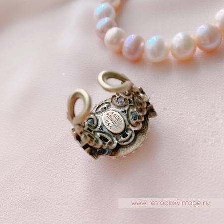 SWEET ROMANCE Кольцо «Лунная соната: бронза»