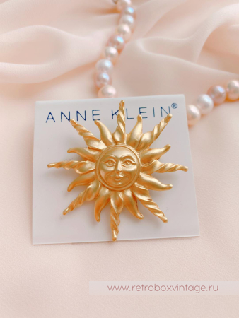 ANNE KLEIN Брошь «Солнышко»