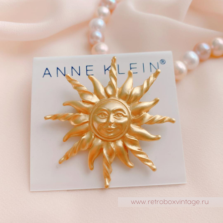 ANNE KLEIN Брошь «Солнышко»