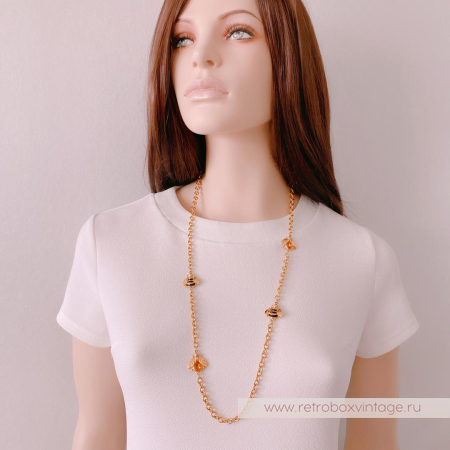 JOAN RIVERS Ожерелье «Сладость меда с пчелками»