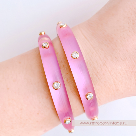 ALEXIS BITTAR Браслет "Яркие вспышки: нежная роза"