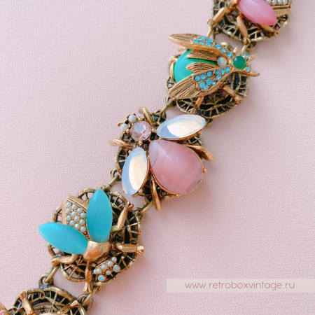 SWEET ROMANCE Браслет «Пастельные пчелки» размер 7