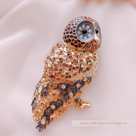 NOLAN MILLER Брошь «Совушка-сова»