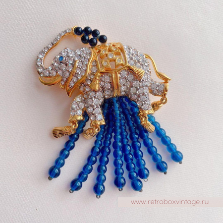 AVON / ELIZABETH TAYLOR Брошь «Купание слона»