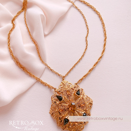 FLORENZA Ожерелье "Чудное мгновение" (Амбра)