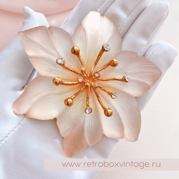 ALEXIS BITTAR Брошь «Дивный цветок рассвета»