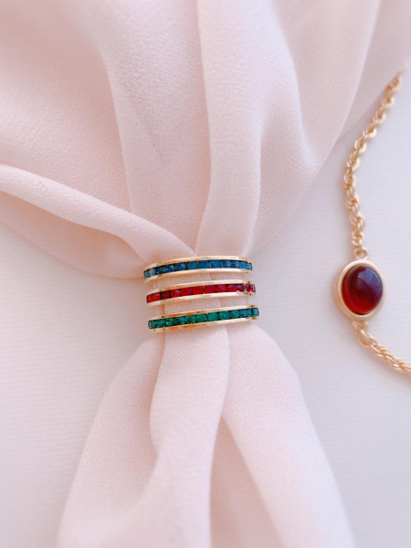 JOAN RIVERS Трио колец «Кристальные дорожки этернити»